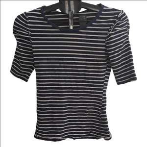 🚨5 For $25🚨Navy and White Striped Women's Top